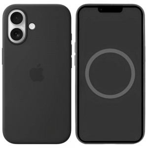 Чохол Silicone case Magsafe для Iphone 17 Black