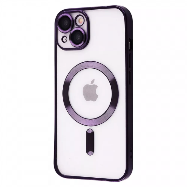 Чохол Metal Matte MagSafe для Iphone 14 Deep purple