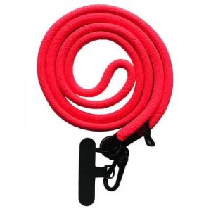 Шнурок для телефону NEW 120см 8mm з карабіном + тримач для чохла Hot pink