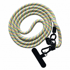 Шнурок для телефону NEW 120см 8mm з карабіном + тримач для чохла Yellow mix