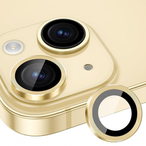 Захисне скло Lens на камеру для для Iphone 15 / 15 Plus Yellow
