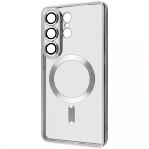 Чохол WAVE Metal Color MagSafe для Samsung Galaxy S26 Ultra Прозорий/Silver