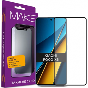 Захисне скло MaFuture для Xiaomi Redmi Note 13 5G / Note 13 Pro 5G / Poco X6 Black
