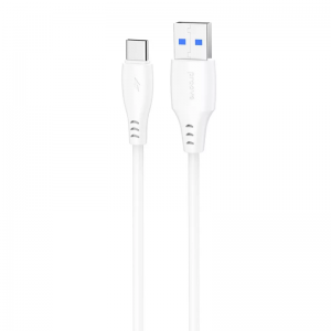 Кабель Proove Simple Silicone USB to Type-C 3A 1m White