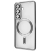 Чохол WAVE Metal Color MagSafe для Samsung Galaxy S26 Прозорий/Silver