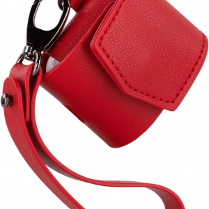 Чохол Leather Case з ремінцем для Apple Airpods 1/2 Red