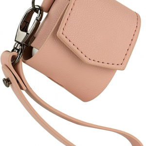 Чохол Leather Case з ремінцем для Apple Airpods 1/2 Pink Sand