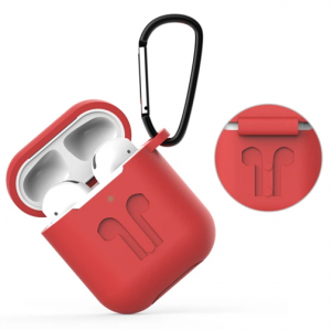 Чохол STEZ Case для Apple AirPods 1 / 2 Red