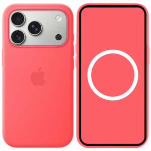 Чохол Silicone case Magsafe для Iphone 17 Pro Max Bright Guava