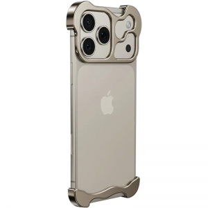 Чохол Minimalist Metal Bumper iPhone 17 Pro Max Titanium Gray