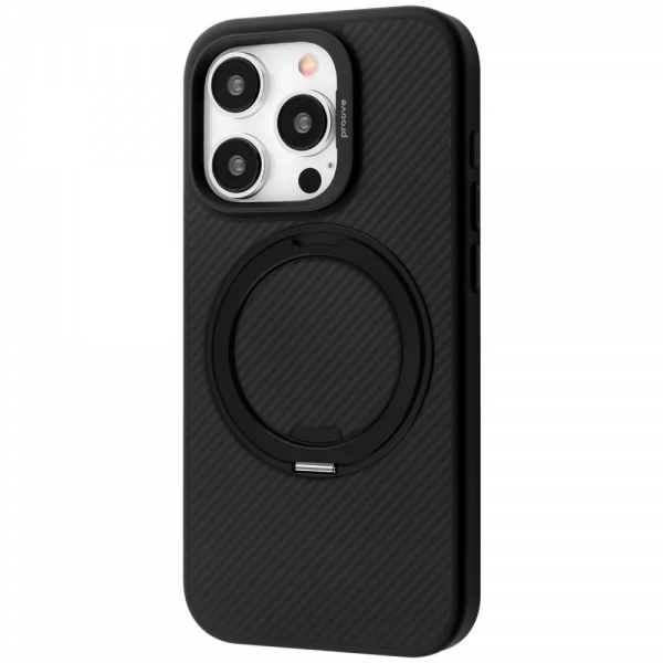 Чохол Proove Reinforce Magnetic Ring для Iphone 16 Pro Black
