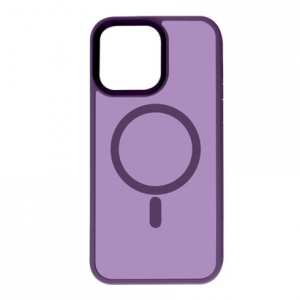 Чохол PHIBR Metal Buttons MagSafe для Iphone 12 / 12 Pro Deep Purple