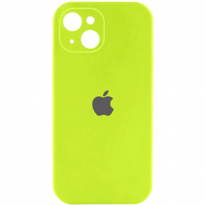 Чохол Silicone Case з захистом камери для Iphone 15 Кислотно-зелений / Acid Green