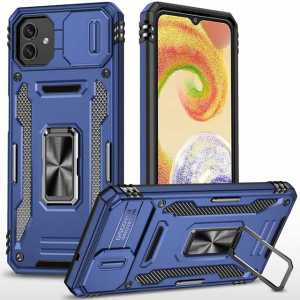 Протиударний чохол Camsh Army Ring для Samsung Galaxy A07 / A08 Синій / Navy