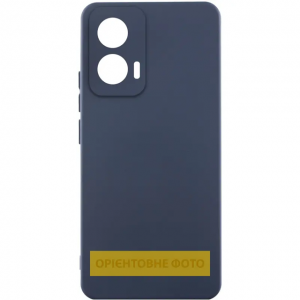 Чохол Silicone Lakshmi AAA Full Camera для Motorola Edge 60 / Edge 60 Fusion Темно-синій / Midnight blue
