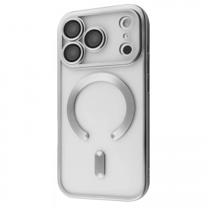 Чохол Metal Matte MagSafe для Iphone 17 Pro Max White Titanium