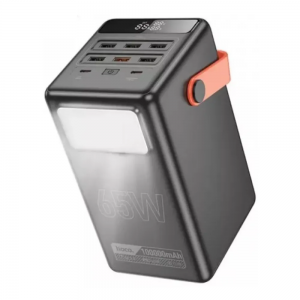 Зовнішній акумулятор Hoco DB03 65W 100000mAh Black
