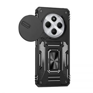 Протиударний чохол Camsh Army Ring для Xiaomi Redmi 14C / Poco C75 / Redmi А4 Чорний / Black