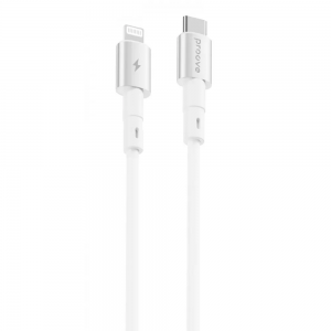 Кабель Proove Silicraft Type-C to Lightning 27W 1m White
