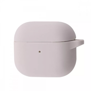 Чохол Silicone New з карабіном для Apple Airpods 4/5 Antique White