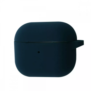 Чохол Silicone New з карабіном для Apple Airpods 4/5 Forest Green
