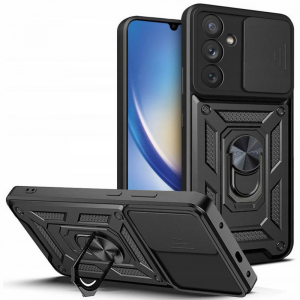 Протиударний чохол Camsh Serg Ring для Samsung Galaxy S25 FE / S26 FE Чорний / Black
