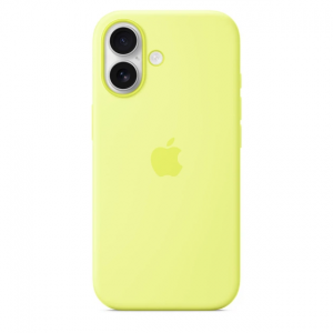 Чохол Silicone case Magsafe для Iphone 17 Neon Yellow