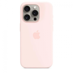 Чохол Silicone case Magsafe для Iphone 15 Pro Pink