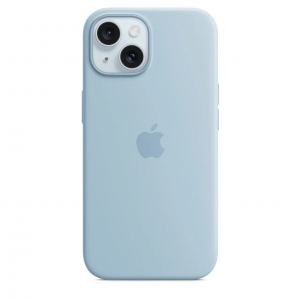 Чохол Silicone case Magsafe для Iphone 15 Baby Blue