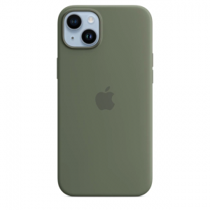 Чохол Silicone case Magsafe для Iphone 14 Olive